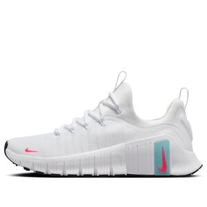 Nike Free Metcon 6 - White with Pink/Turquoise
